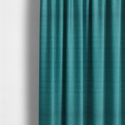 Yolando Textured Fabric Blue Teal Colour Upholstery Furnishing Fabric - Made To Measure Curtains