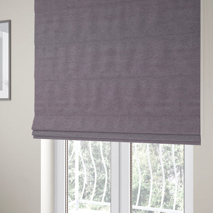 Yolando Textured Fabric Purple Lavender Colour Upholstery Furnishing Fabric - Roman Blinds