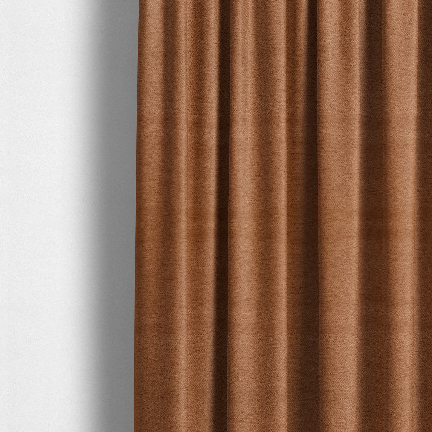 Yolando Textured Fabric Orange Colour Upholstery Furnishing Fabric - Made To Measure Curtains