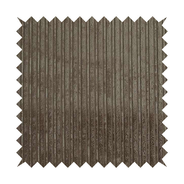 York High Low Corduroy Fabric In Coffee Mocha Colour