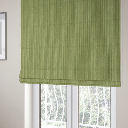 York High Low Corduroy Fabric In Lime Green Colour - Roman Blinds