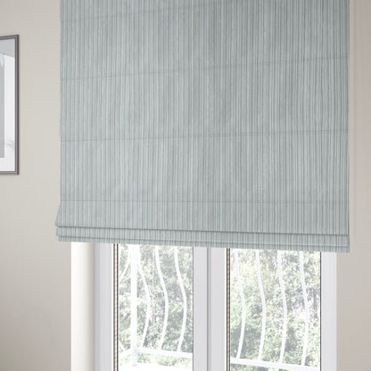 York High Low Corduroy Fabric In Silver Colour - Roman Blinds