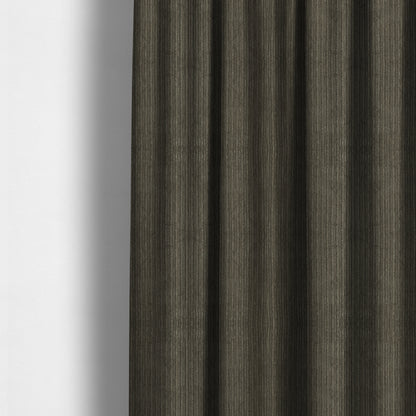 York High Low Corduroy Fabric In Slate Grey Colour - Made To Measure Curtains