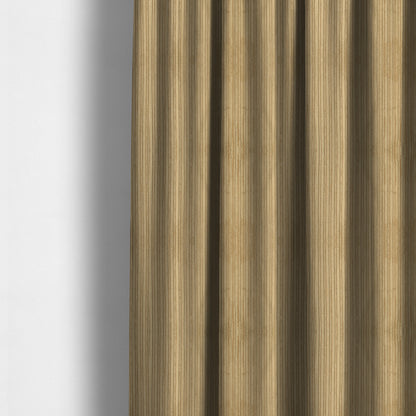 York High Low Corduroy Fabric In Beige Sand Colour - Made To Measure Curtains