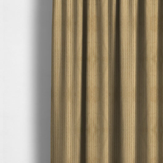 York High Low Corduroy Fabric In Beige Sand Colour - Made To Measure Curtains