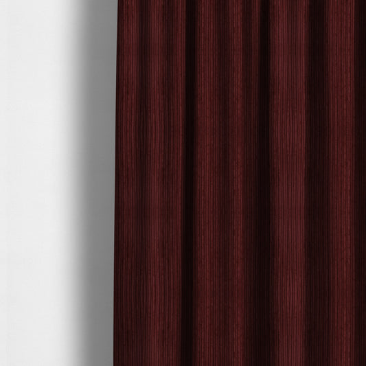 York High Low Corduroy Fabric In Terracotta Wine Colour - Made To Measure Curtains