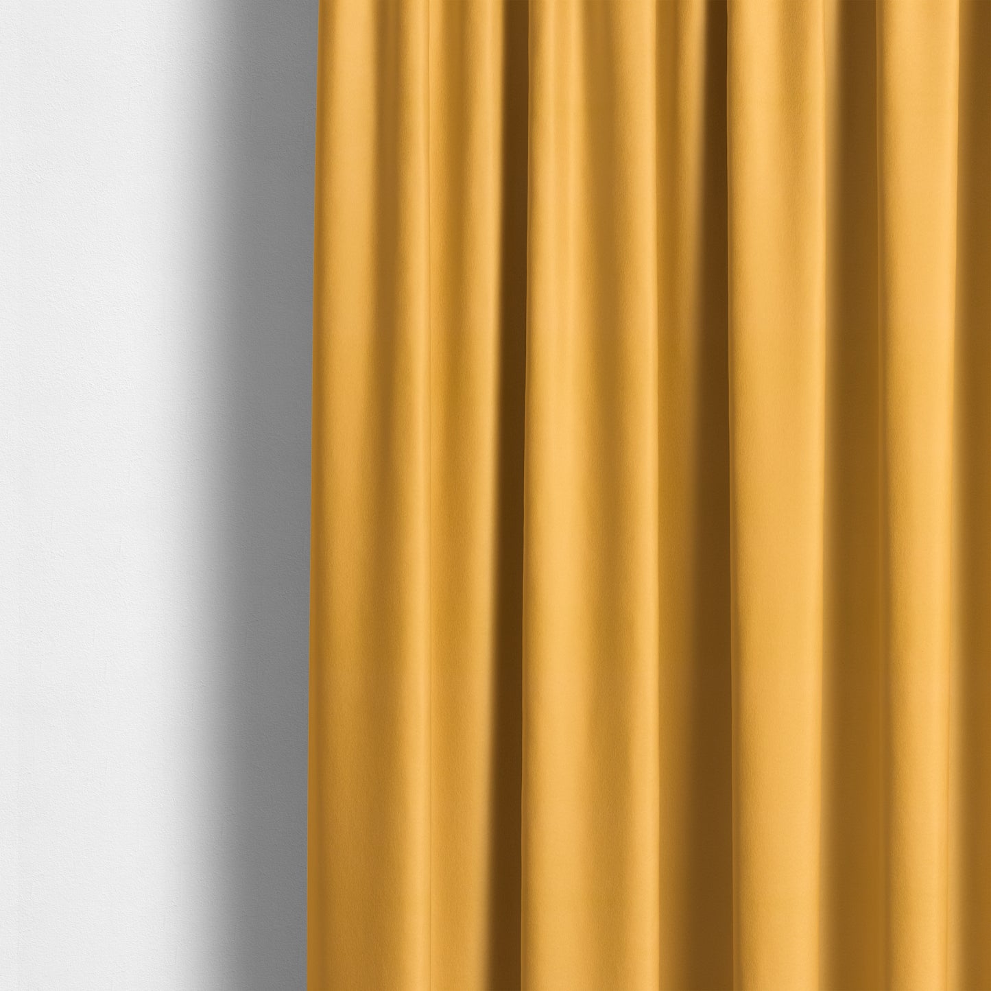 Zouk Plain Durable Velvet Brushed Cotton Effect Upholstery Fabric Apricot Orange Colour - Made To Measure Curtains