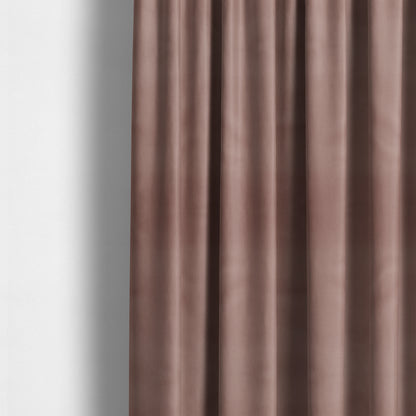 Zouk Plain Durable Velvet Brushed Cotton Effect Upholstery Fabric Lavender Purple Colour - Made To Measure Curtains