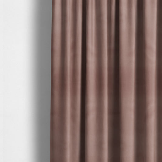 Zouk Plain Durable Velvet Brushed Cotton Effect Upholstery Fabric Lavender Purple Colour - Made To Measure Curtains