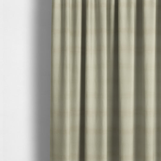 Zouk Plain Durable Velvet Brushed Cotton Effect Upholstery Fabric Beige Colour - Made To Measure Curtains