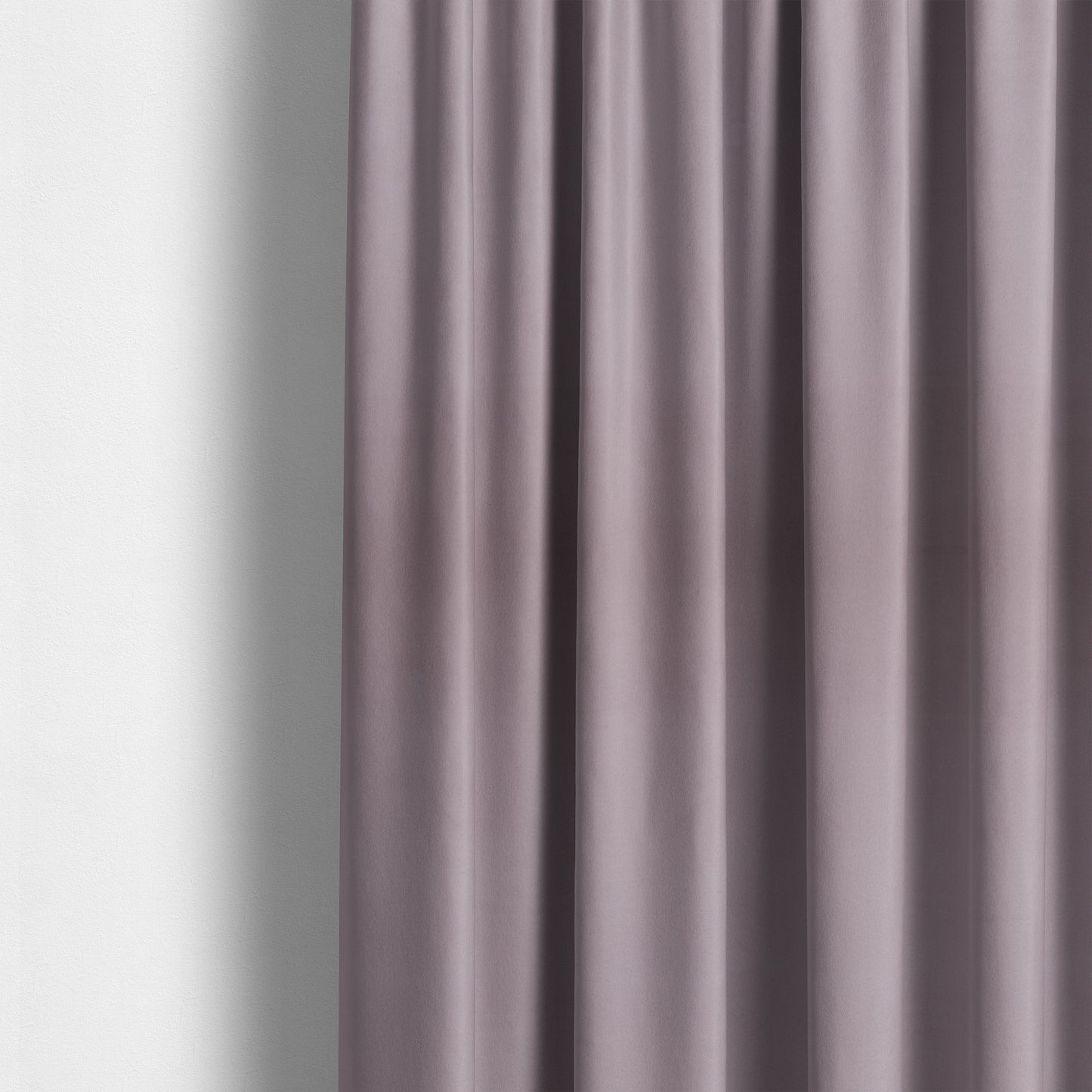 Zouk Plain Durable Velvet Brushed Cotton Effect Upholstery Fabric Lilac Purple Colour - Made To Measure Curtains