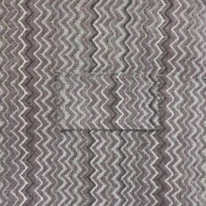 Zig Zag Lilac Chevron Striped Pattern Fabric Chenille Upholstery Fabric JO-05