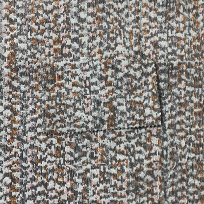 Abstract Pattern In Orange Brown Colour Chenille Upholstery Fabric JO-887