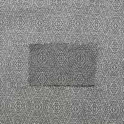 Geometric Diamond Self Pattern Grey Colour Chenille Upholstery Fabric JO-33 - Roman Blinds