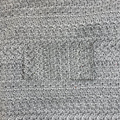 Gloria Plain Stripe Textured Chenille Upholstery Fabric In White Colour JO-97 - Handmade Cushions