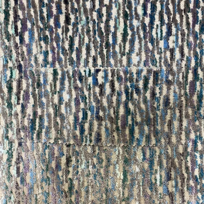 Camouflage Pattern In Blue Colour Velvet Upholstery Fabric JO-912 - Roman Blinds