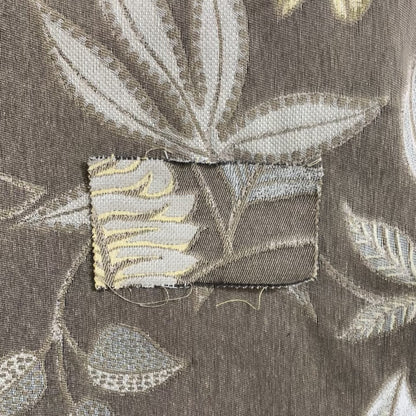 Brown Floral Inspired Soft Chenille Upholstery Fabric JO-115 - Made To Measure Curtains