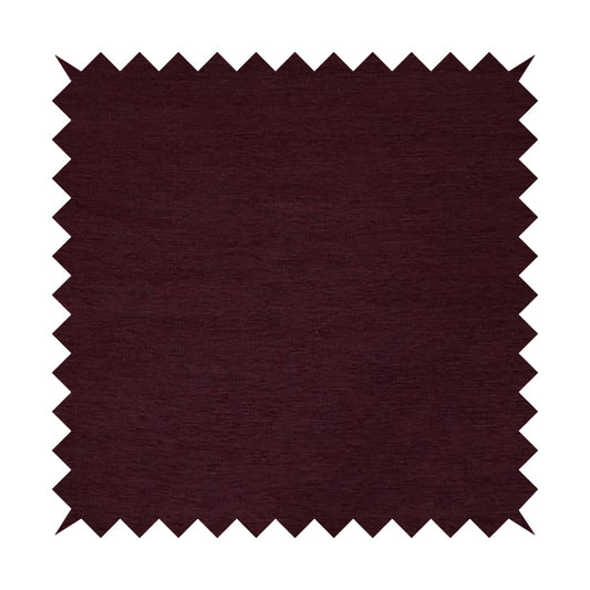 Luxury Soft Plain Upholstery Chenille Fabric Purple Colour 070315-02