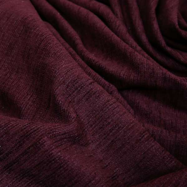 Luxury Soft Plain Upholstery Chenille Fabric Purple Colour 070315-02