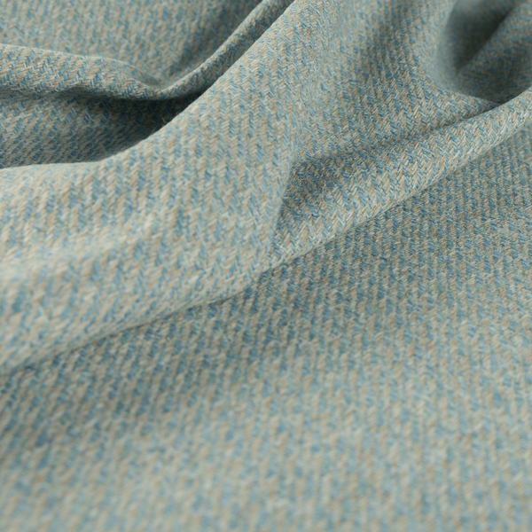 Sunrise Textured Chenille Clean Easy Blue Upholstery Fabric CTR-1570 - Made To Measure Curtains