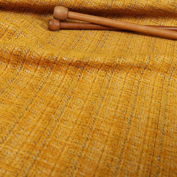 Superbly Soft Textured Plain Chenille Material Yellow Colour Furnishing Upholstery Fabrics 211020-10