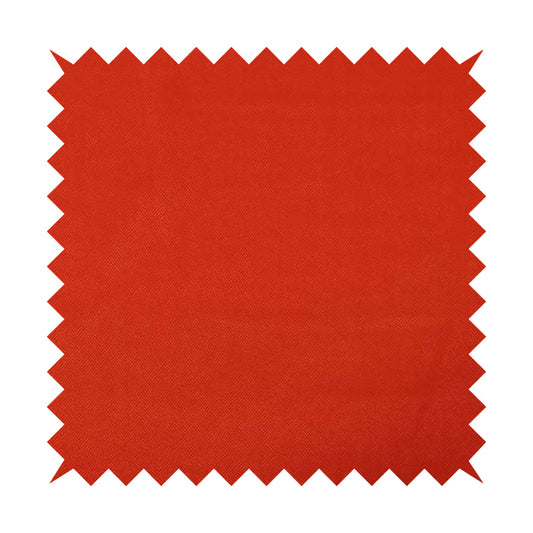 Aldwych Herringbone Soft Wool Textured Chenille Material Red Furnishing Fabric