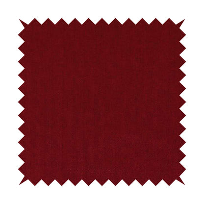 Aldwych Herringbone Soft Wool Textured Chenille Material Red Burgundy Furnishing Fabric - Roman Blinds