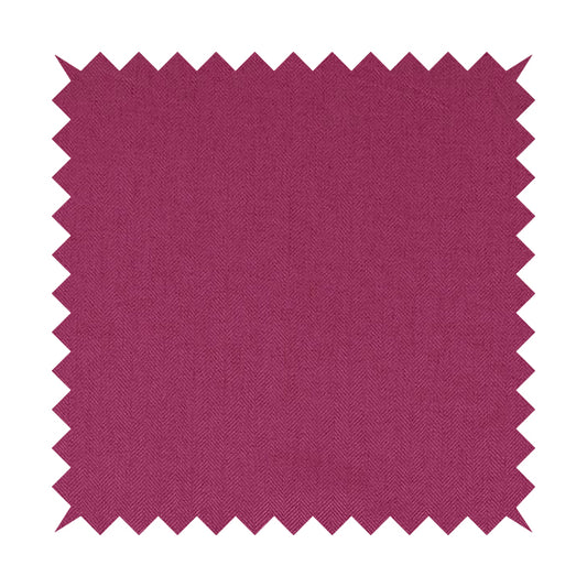 Aldwych Herringbone Soft Wool Textured Chenille Material Pink Furnishing Fabric