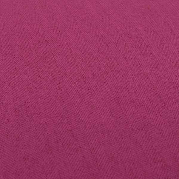 Aldwych Herringbone Soft Wool Textured Chenille Material Pink Furnishing Fabric