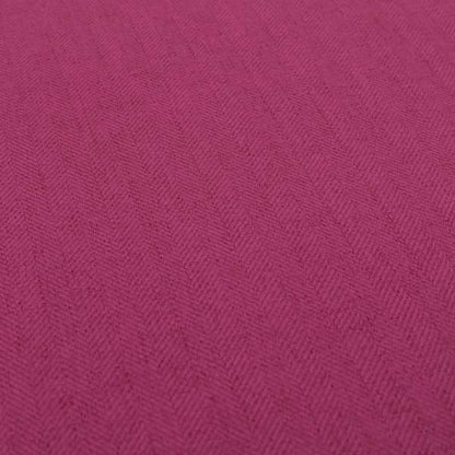 Aldwych Herringbone Soft Wool Textured Chenille Material Pink Furnishing Fabric - Made To Measure Curtains