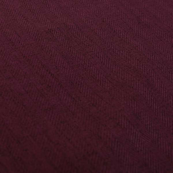 Aldwych Herringbone Soft Wool Textured Chenille Material Purple Furnishing Fabric - Made To Measure Curtains