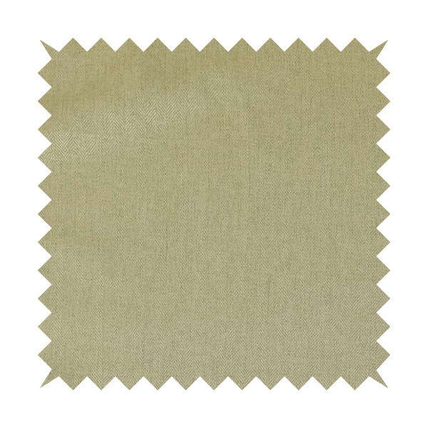 Aldwych Herringbone Soft Wool Textured Chenille Material Beige Furnishing Fabric - Roman Blinds