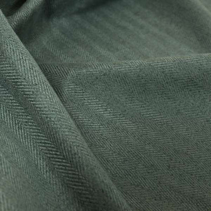 Aldwych Herringbone Soft Wool Textured Chenille Material Silver Grey Furnishing Fabric - Roman Blinds