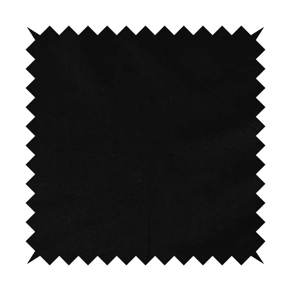 Aldwych Herringbone Soft Wool Textured Chenille Material Black Furnishing Fabric - Made To Measure Curtains