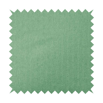Aldwych Herringbone Soft Wool Textured Chenille Material Teal Green Grass Furnishing Fabric - Roman Blinds