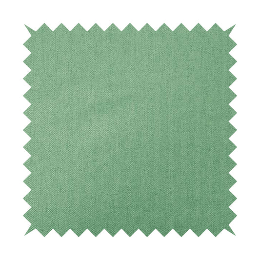 Aldwych Herringbone Soft Wool Textured Chenille Material Teal Green Grass Furnishing Fabric