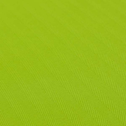 Aldwych Herringbone Soft Wool Textured Chenille Material Lime Green Furnishing Fabric - Roman Blinds