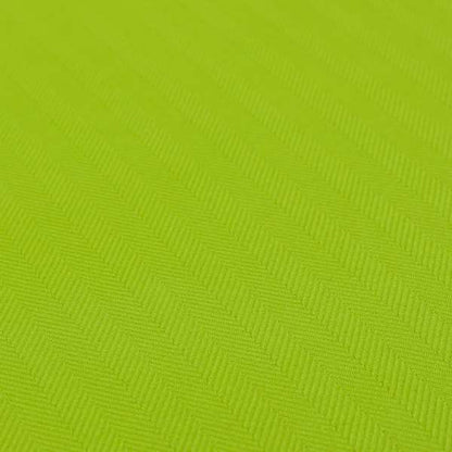 Aldwych Herringbone Soft Wool Textured Chenille Material Lime Green Furnishing Fabric - Made To Measure Curtains