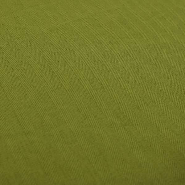 Aldwych Herringbone Soft Wool Textured Chenille Material Green Grass Furnishing Fabric - Made To Measure Curtains