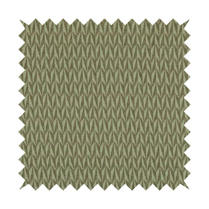 Arlington Geometric Pattern Printed On Linen Effect Chenille Material Brown Coloured Furnishing Fabrics - Made To Measure Curtains