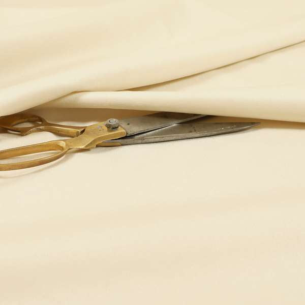 Austin Low Velour Chenille Velvet Soft Upholstery Fabric Cream Colour - Made To Measure Curtains