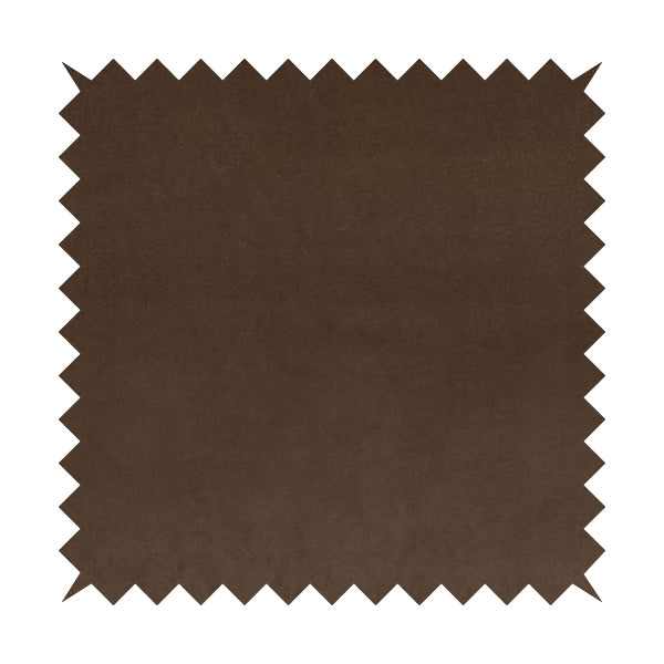 Austin Low Velour Chenille Velvet Soft Upholstery Fabric Brown Chocolate Colour - Handmade Cushions