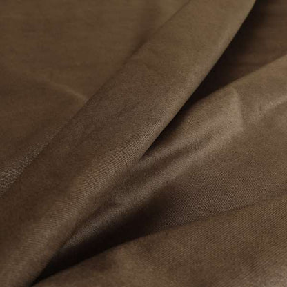Austin Low Velour Chenille Velvet Soft Upholstery Fabric Brown Chocolate Colour - Handmade Cushions
