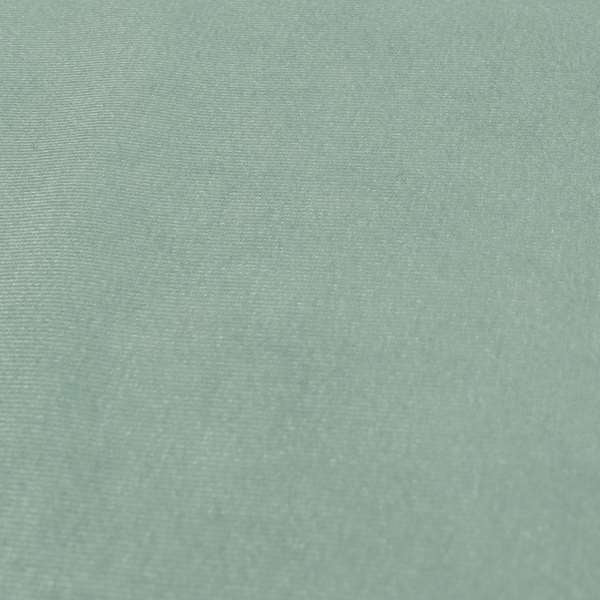 Austin Low Velour Chenille Velvet Soft Upholstery Fabric Aqua Green Colour