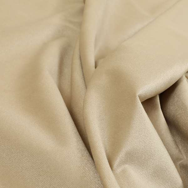 Austin Low Velour Chenille Velvet Soft Upholstery Fabric Beige Colour - Roman Blinds