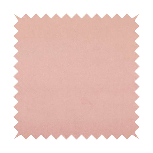 Austin Low Velour Chenille Velvet Soft Upholstery Fabric Pink Colour