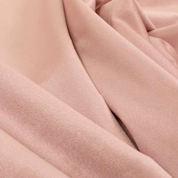 Austin Low Velour Chenille Velvet Soft Upholstery Fabric Pink Colour - Roman Blinds