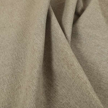Abbotsford Super Soft Basket Weave Material Dual Purpose Upholstery Curtains Fabric In Beige - Handmade Cushions