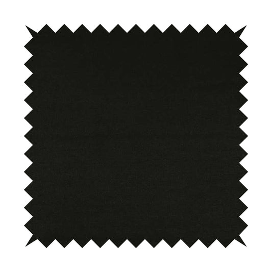 Abbotsford Super Soft Basket Weave Material Dual Purpose Upholstery Curtains Fabric In Black