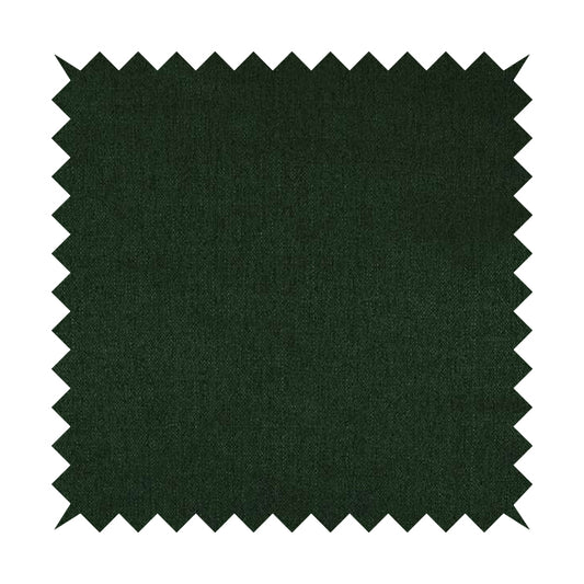 Abbotsford Super Soft Basket Weave Material Dual Purpose Upholstery Curtains Fabric In Dark Green